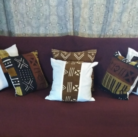 Mudcloth bogolan pillow cover - Picture 13 of 14